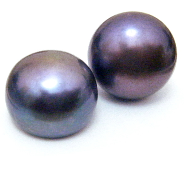Purple/Mauve 12.5mm Pearls